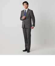 ヘリンボーン 2ボタンスーツ＜A DAY IN THE LIFE＞