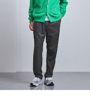 ツイル サキソニー オールギャザー イージーパンツ -ストレッチ・防しわ-