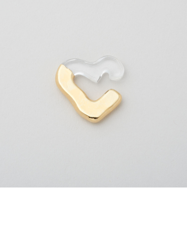 ＜PREEK＞HOW RAW HEART STONE EAR CUFF/イヤーカフ