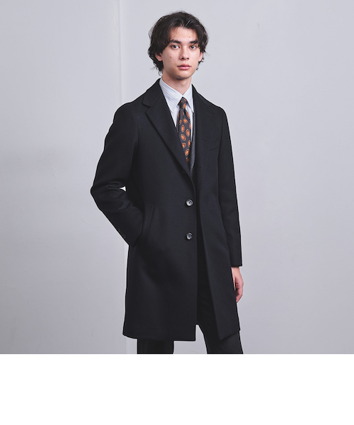 美品　ユナイテッドアローズ　MERINOS 100's チェスターコート 1100024F2503_l1_a029.jpg