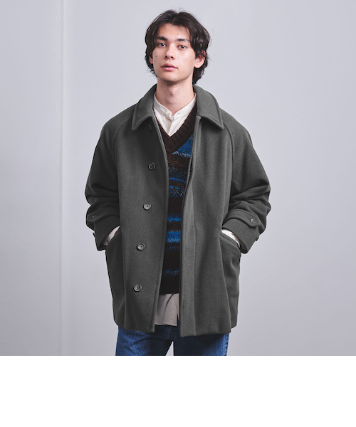 【新作美品】ユナイテッドアローズ　モッサ バルカラー ハーフコート モッサ バルカラー ハーフコート｜ユナイテッドアローズ アウトレット