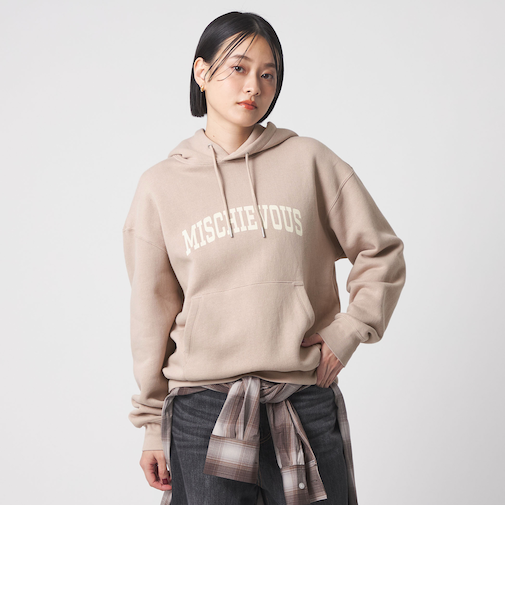 裏起毛 スウェット ロゴーパーカー <A DAY IN THE LIFE>