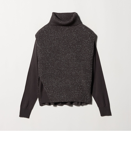 ラメ タートルベスト＋プルオーバー ‐ウォッシャブル‐＜A DAY IN THE LIFE＞