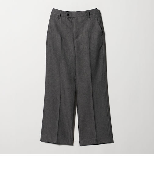 ツイードライク メランジ ワイドパンツ ‐ウォッシャブル‐＜A DAY IN THE LIFE＞