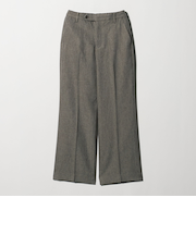 ツイードライク メランジ ワイドパンツ ‐ウォッシャブル‐＜A DAY IN THE LIFE＞