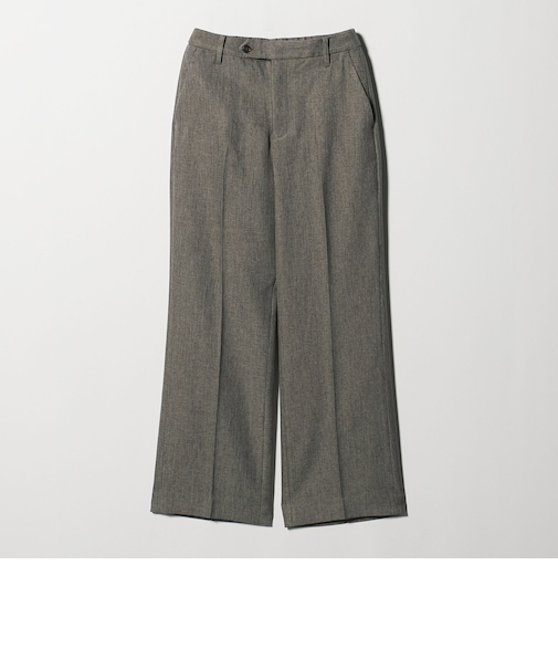 ツイードライク メランジ ワイドパンツ ‐ウォッシャブル‐<A DAY IN THE LIFE>