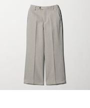 ツイードライク メランジ ワイドパンツ ‐ウォッシャブル‐＜A DAY IN THE LIFE＞