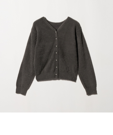 フェザー Vネックカーディガン 2WAY ‐ウォッシャブル‐<A DAY IN THE LIFE>