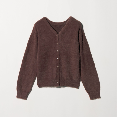 フェザー Vネックカーディガン 2WAY ‐ウォッシャブル‐<A DAY IN THE LIFE>