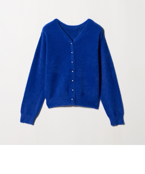 フェザー Vネックカーディガン 2WAY ‐ウォッシャブル‐<A DAY IN THE LIFE>