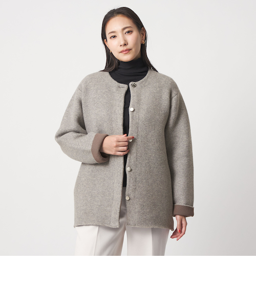 ※美品ウールショートコート　ユナイテッドアローズ Steven Alan＞ウール ショート コート