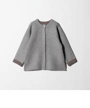 ダブルフェイス ニット ショートコート ＜A DAY IN THE LIFE＞