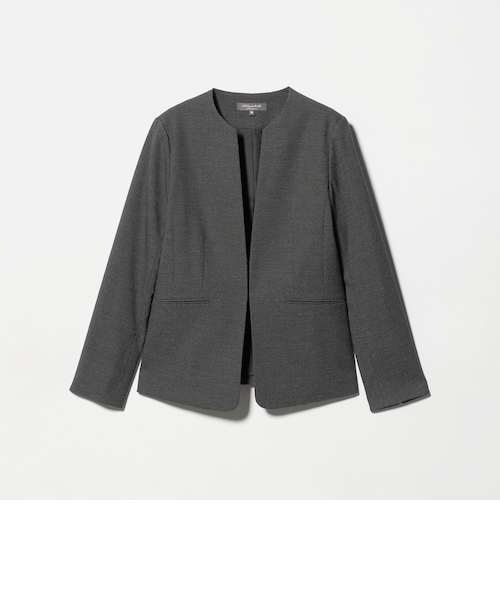 ドビー キーネックジャケット ‐ウォッシャブル・セットアップ