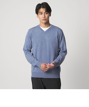 ハイゲージ プレーティング テンジク Vネックニット＜A DAY IN THE LIFE＞