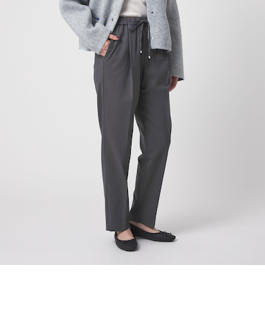 裏起毛 タックイージー テーパードパンツ ‐ウォッシャブル‐＜A DAY IN THE LIFE＞