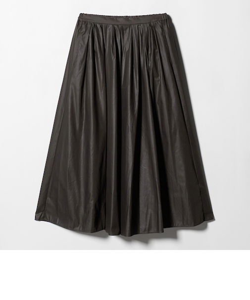 チンツ タックフレアスカート ‐ウォッシャブル‐<A DAY IN THE LIFE>