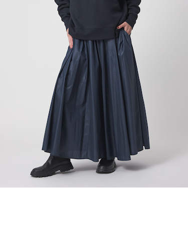 チンツ タックフレアスカート ‐ウォッシャブル‐<A DAY IN THE LIFE>