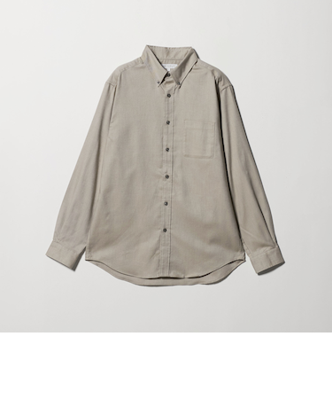 コットン ネル ボタンダウンシャツ-イージーケア-＜A DAY IN THE LIFE＞
