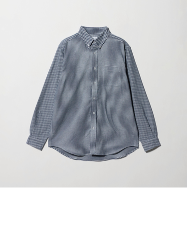 コットン ネル ボタンダウンシャツ-イージーケア-<A DAY IN THE LIFE>