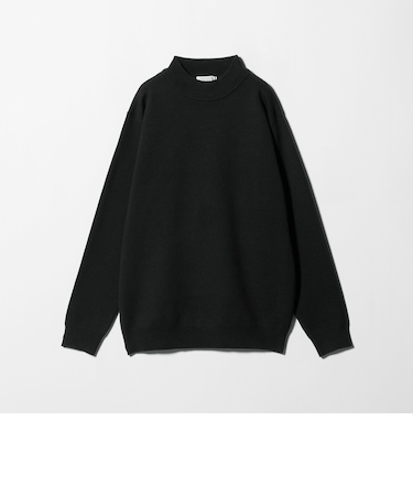 ハイゲージ ミラノリブ モックネックニット-ウォッシャブル-<A DAY IN THE LIFE>