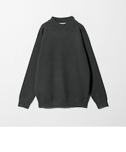 ハイゲージ ミラノリブ モックネックニット-ウォッシャブル-＜A DAY IN THE LIFE＞