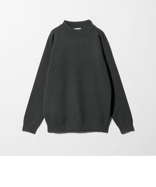 ハイゲージ ミラノリブ モックネックニット-ウォッシャブル-<A DAY IN THE LIFE>