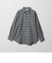 コットンネル パターン リラックスシャツ-イージーケア-＜A DAY IN THE LIFE＞