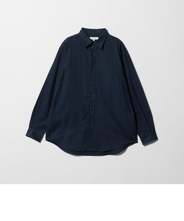 コットンネル パターン リラックスシャツ-イージーケア-<A DAY IN THE LIFE>