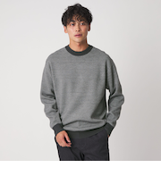 ハイゲージ ミジン ジャガード ニット-ウォッシャブル-＜A DAY IN THE LIFE＞