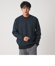 ハイゲージ ミジン ジャガード ニット-ウォッシャブル-＜A DAY IN THE LIFE＞