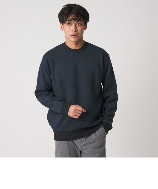 ハイゲージ ミジン ジャガード ニット-ウォッシャブル-＜A DAY IN THE LIFE＞