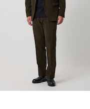 コーデュロイ ノープリーツ スラックス-セットアップ対応・ウォッシャブル-＜A DAY IN THE LIFE＞