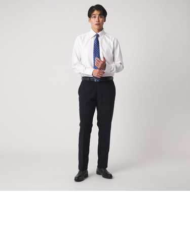 コーデュロイ ノープリーツ スラックス-セットアップ対応・ウォッシャブル-＜A DAY IN THE LIFE＞