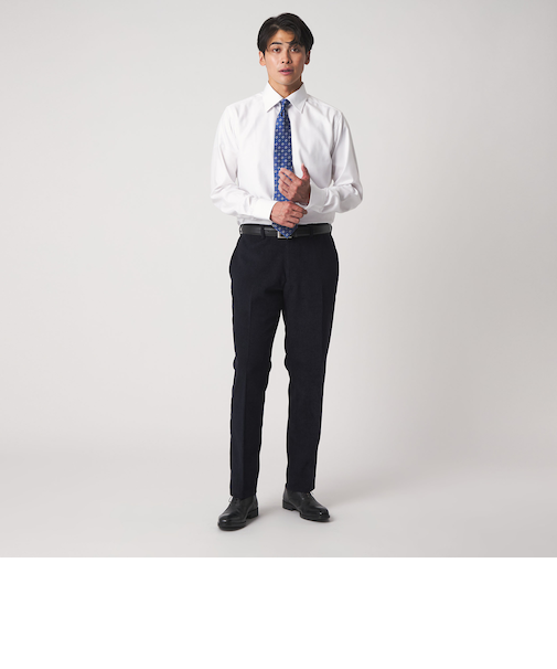 コーデュロイ ノープリーツ スラックス-セットアップ対応・ウォッシャブル-＜A DAY IN THE LIFE＞