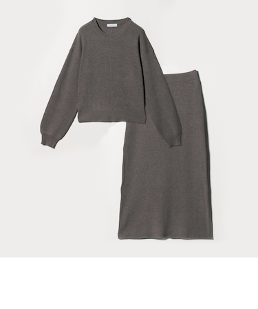 ニットプルオーバー+スカート <A DAY IN THE LIFE>