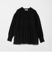 チュールビスチェ フェイクレイヤード ニット ＜A DAY IN THE LIFE＞