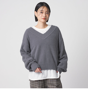 フワフワ Vネックニット ＜A DAY IN THE LIFE