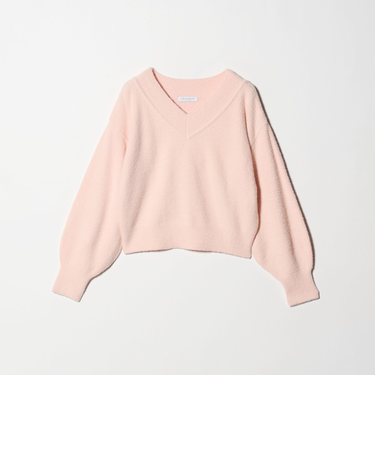 フワフワ Vネックニット ＜A DAY IN THE LIFE