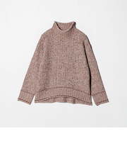 バルキーアクリル メランジケーブル ハイネックニット ＜A DAY IN THE LIFE＞