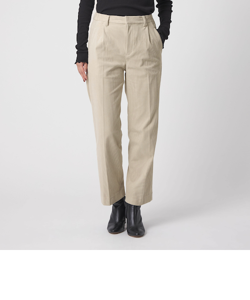 コーデュロイ タックスストレートパンツ ‐ウォッシャブル‐<A DAY IN THE LIFE>