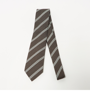 ウール シルク ストライプ ネクタイ＜A DAY IN THE LIFE＞