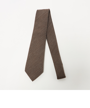 ウール シルク ソリッド ネクタイ＜A DAY IN THE LIFE＞