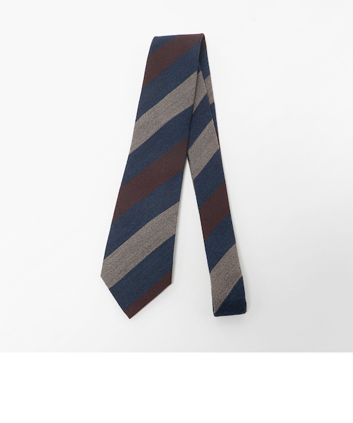 ウール シルク ストライプ ネクタイ＜A DAY IN THE LIFE＞