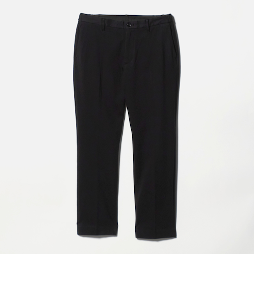 ウールライク ニット ノープリーツ スラックス-ウォッシャブル-<A DAY IN THE LIFE>