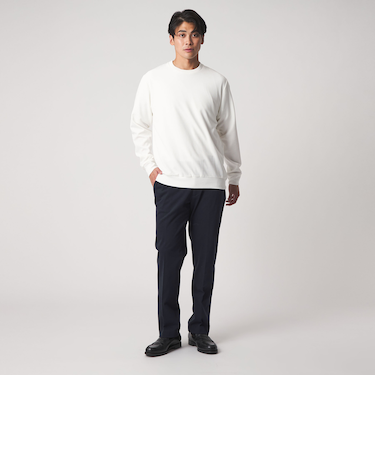 ウールライク ニット ノープリーツ スラックス-ウォッシャブル-＜A DAY IN THE LIFE＞