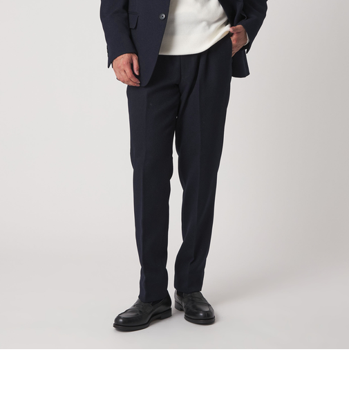 ウールライク バスケット ノープリーツ スラックス-セットアップ対応・ウォッシャブル-＜A DAY IN THE LIFE＞