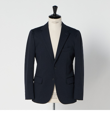 ツイル ポンチ ジャージー 2ボタンジャケット-セットアップ対応-<A DAY IN THE LIFE>