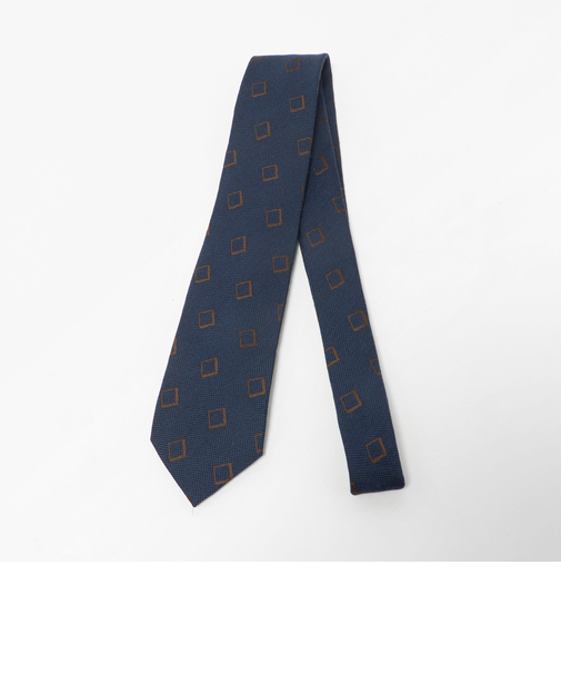 ウール シルク ジオメトリック ネクタイ＜A DAY IN THE LIFE＞