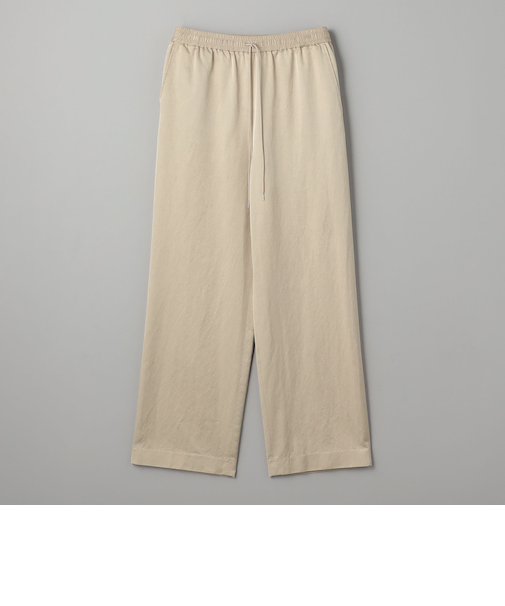 サテンドロースト ワイド パンツ
