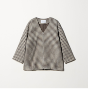 フェザーラメ チェック ミドルコート ＜A DAY IN THE LIFE＞